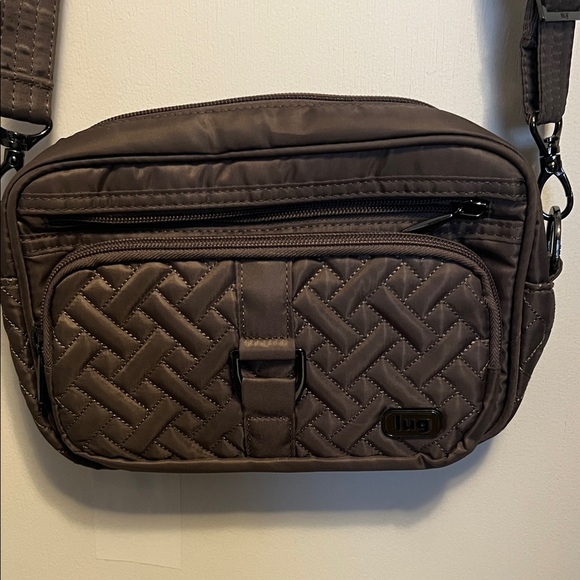 lug Other - Lug Carousel Quilted  Crossbody Bag- toffee